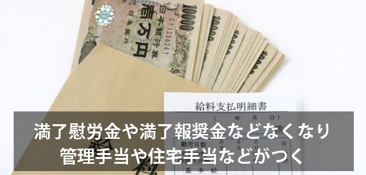 各種手当が変わる