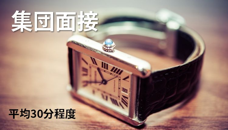 集団面接の時間
