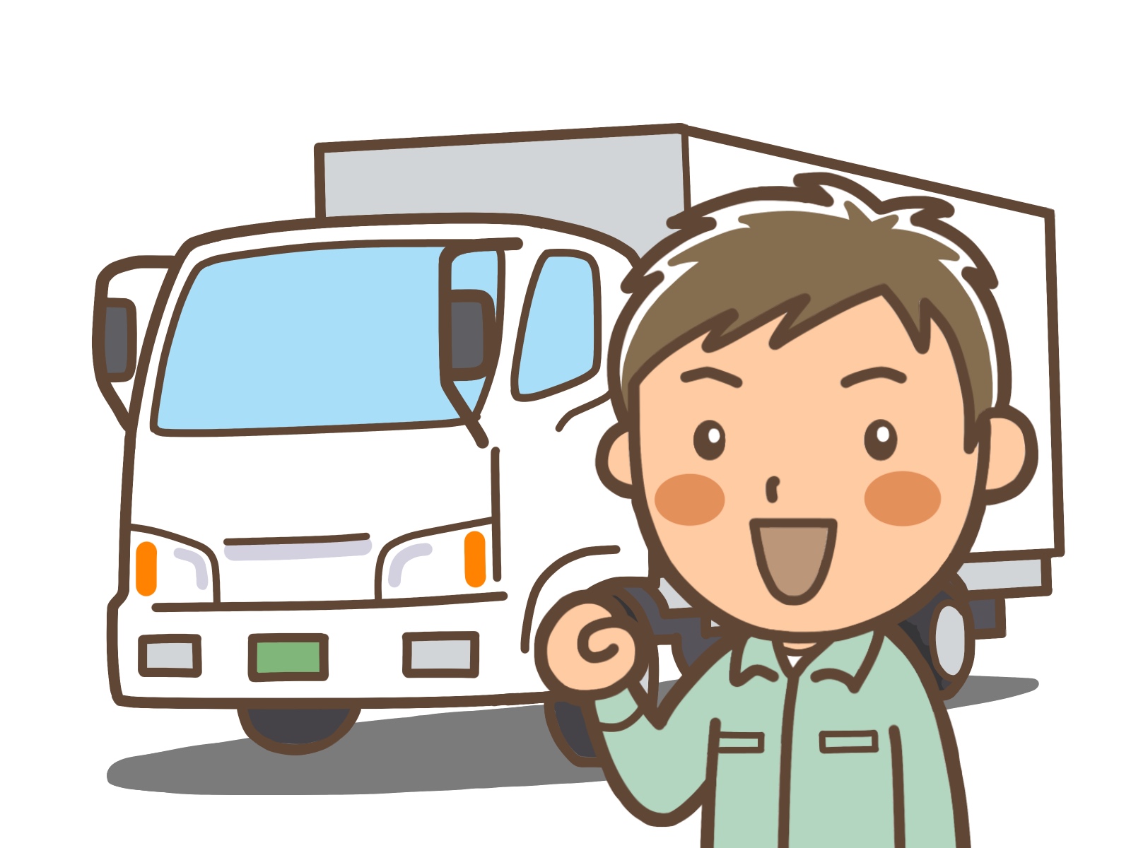 長距離トラックドライバー