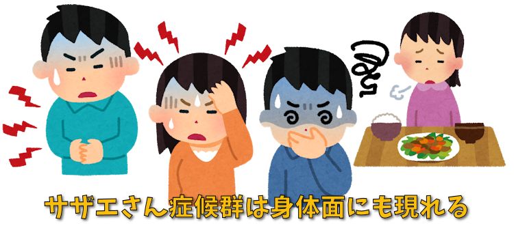 サザエさん症候群の身体症状