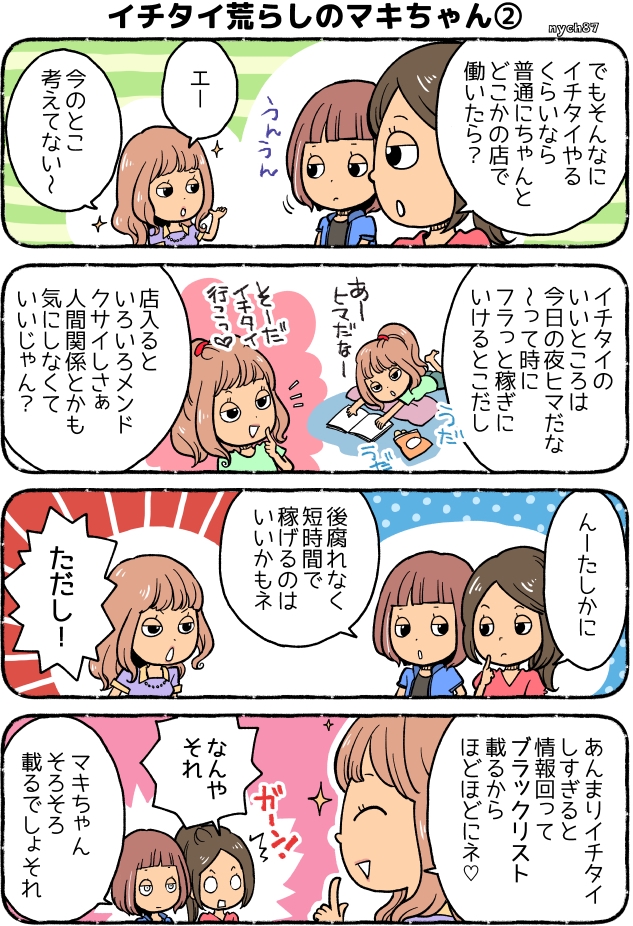 キャバクラ一日体験の漫画2