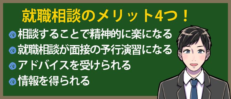 就職相談のメリット