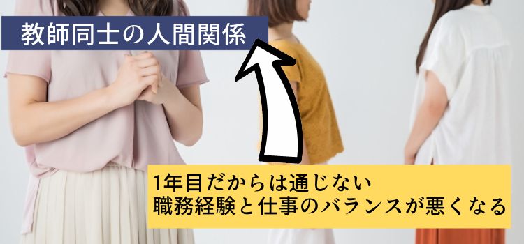 教師同士の人間関係